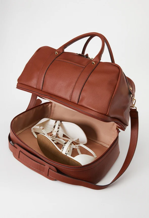 Paneled Weekender With Shoe Compartment - Image 2