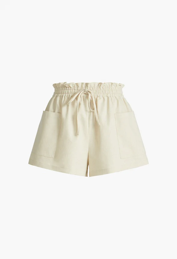 Paperbag Linen Shorts - Image 5