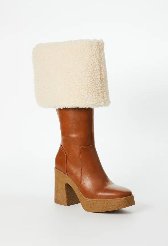 Parker Block Heeled Boot - Image 5