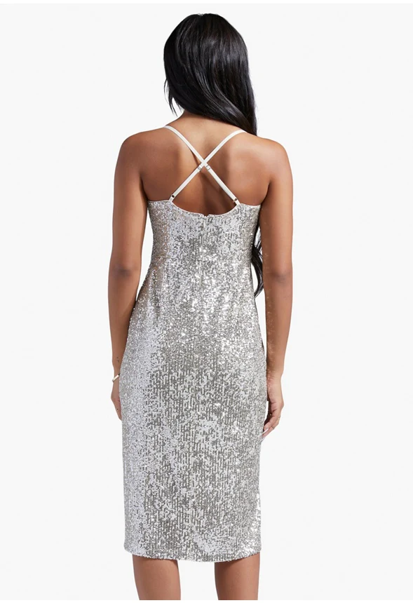 Party Sequin Midi Dress - Image 2