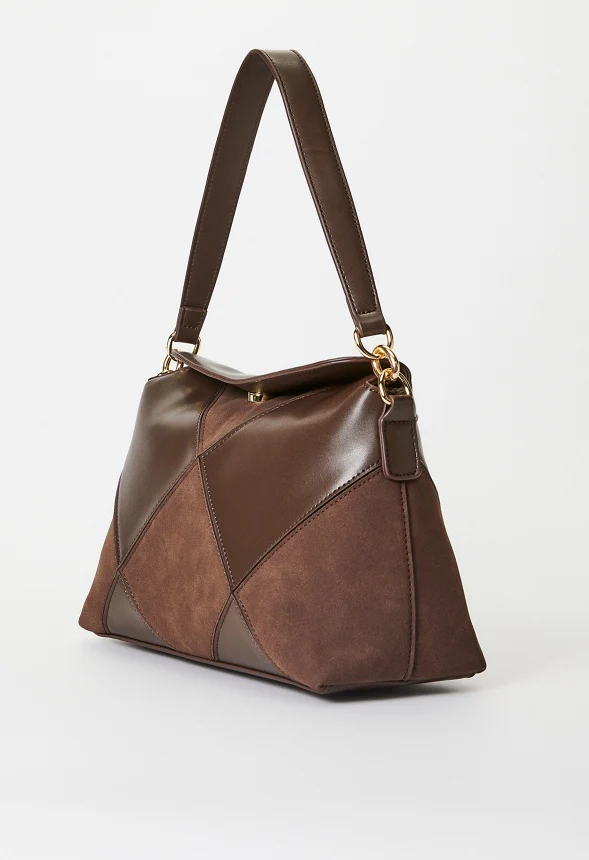Patchwork Shoulder Bag - Image 4