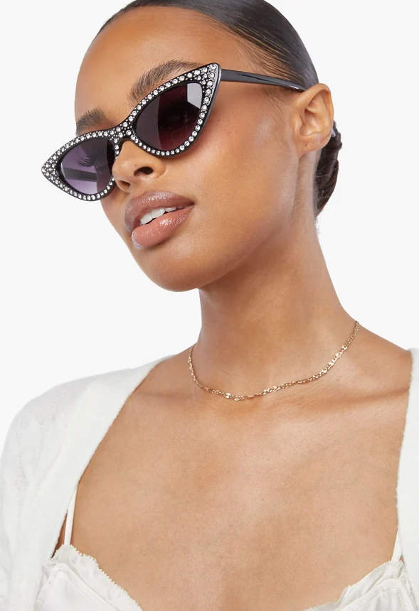 Pave Frame Sunglasses - Image 3