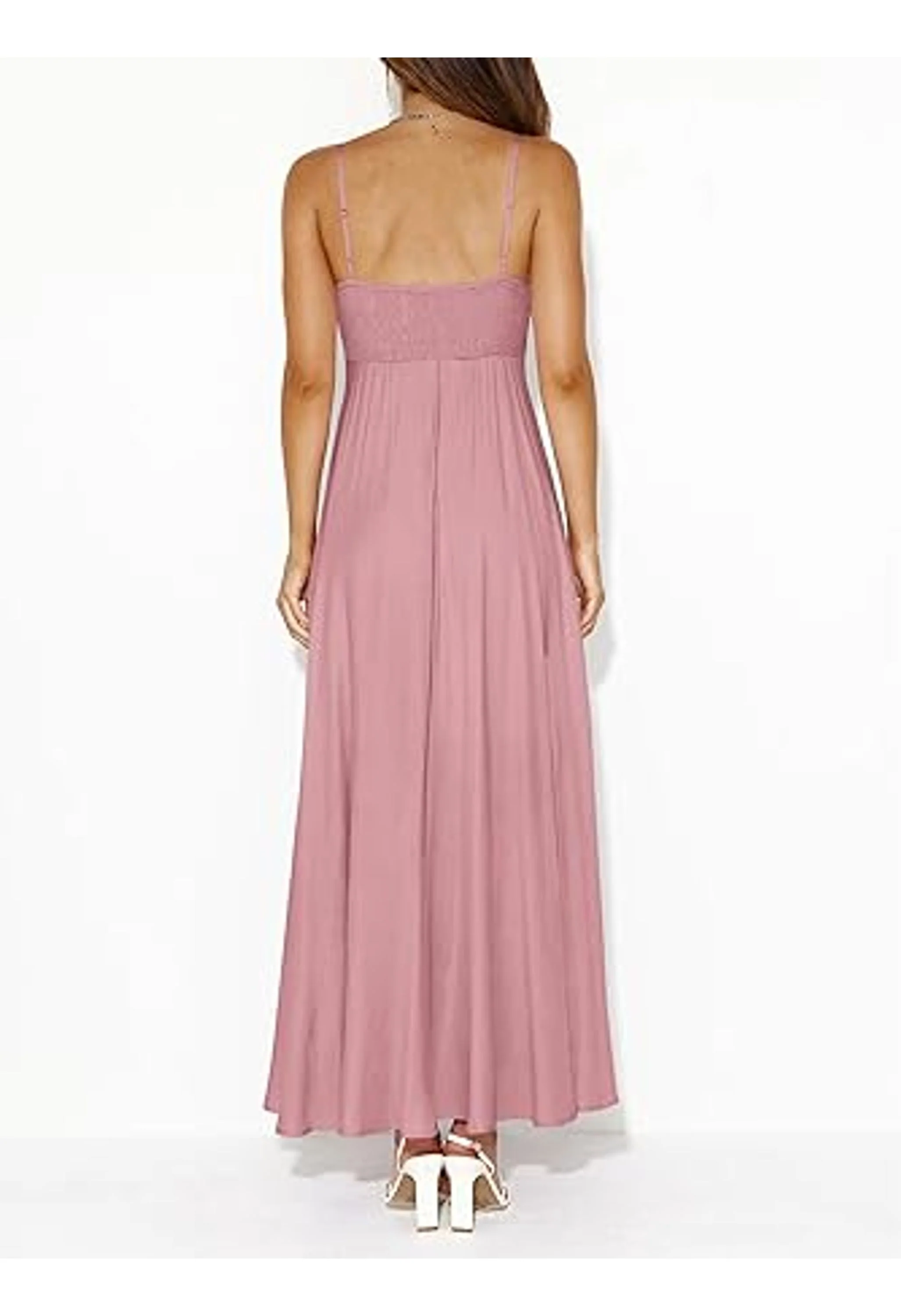 Women's Spaghetti Strap Boho Maxi Dress - Image 3
