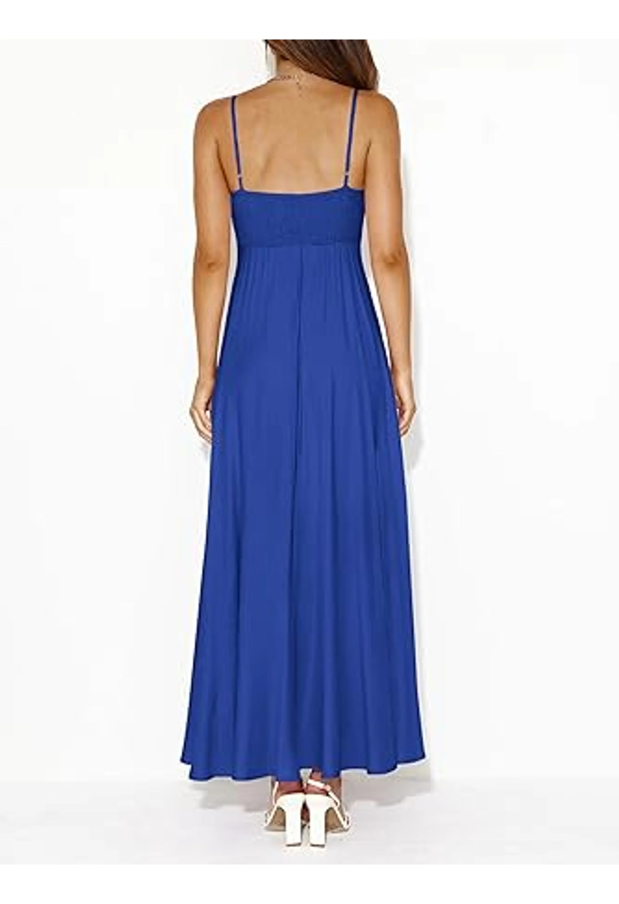Women's Spaghetti Strap Boho Maxi Dress - Image 3