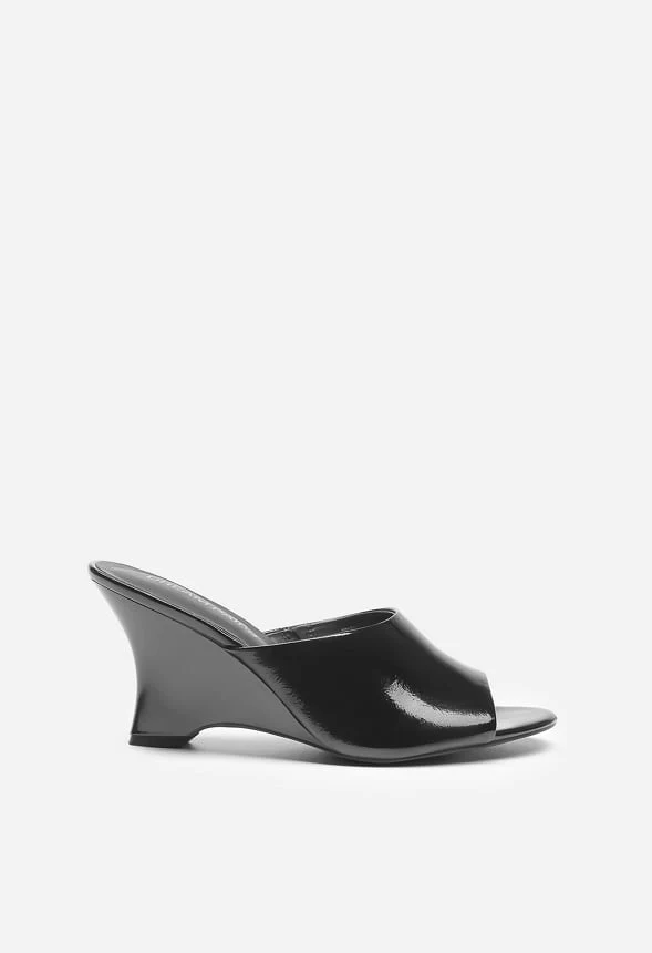 Peep-Toe Wedge Sandals - Image 6