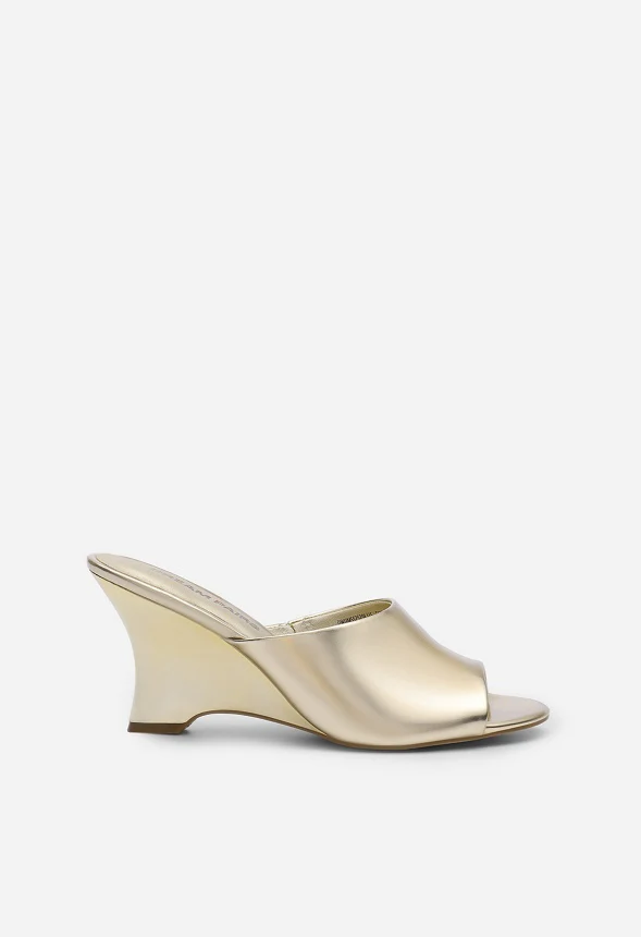 Peep-Toe Wedge Sandals - Image 5