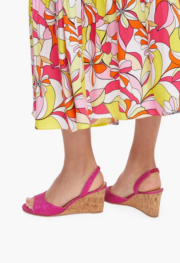 Perrie Sling-Back Wedge - Image 5