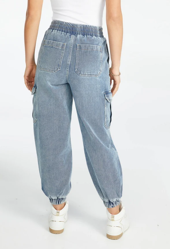Peyton 90'S Denim Joggers - Image 2