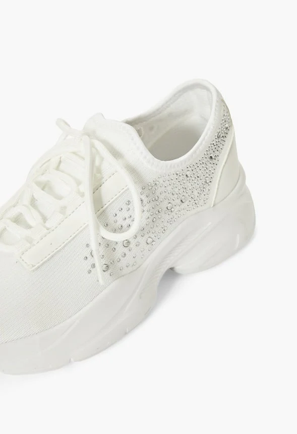 Phoebe Rhinestone Sneaker - Image 4