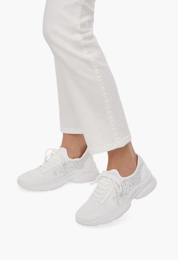 Phoebe Rhinestone Sneaker - Image 5