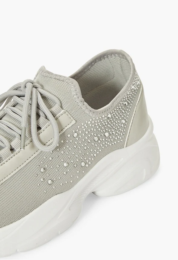 Phoebe Rhinestone Sneaker - Image 4