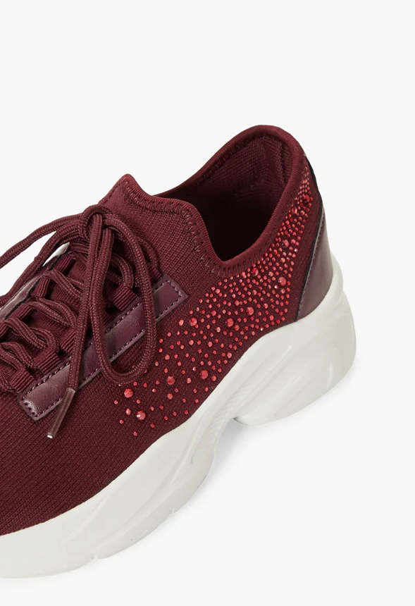 Phoebe Rhinestone Sneaker - Image 4