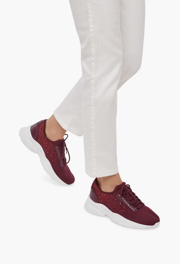 Phoebe Rhinestone Sneaker - Image 5