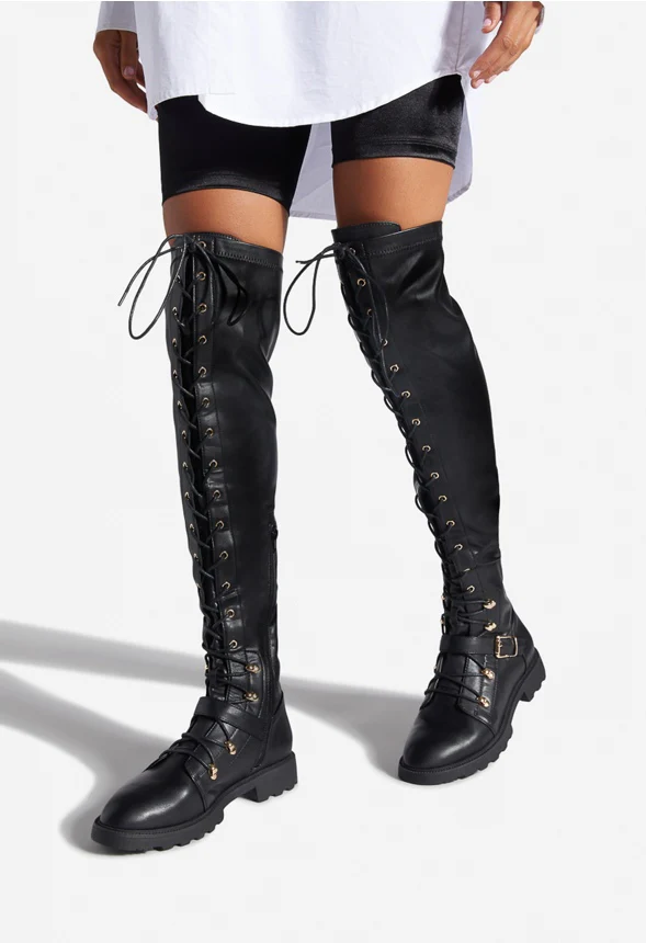Phyllida Tall Flat Boot - Image 2