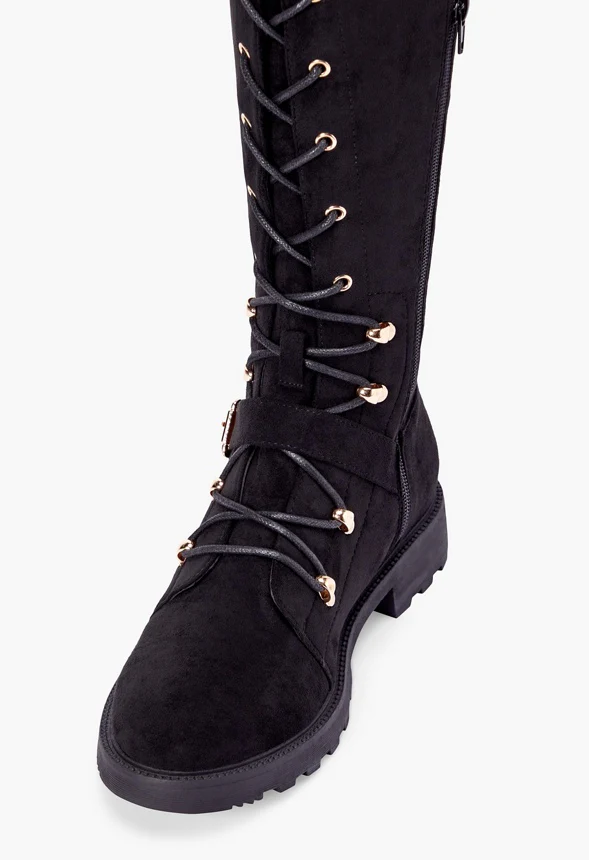 Phyllida Over-The-Knee Lace-Up Boot - Image 4