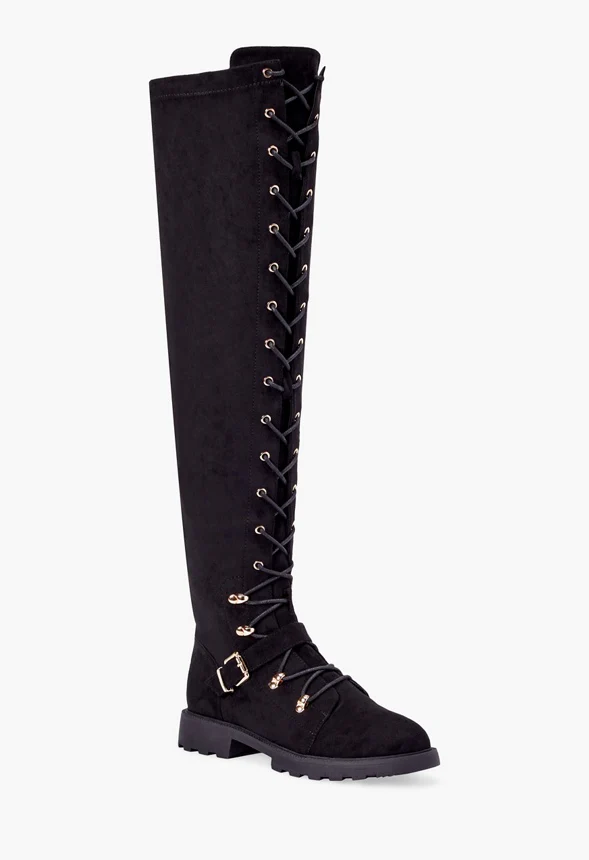 Phyllida Over-The-Knee Lace-Up Boot - Image 5