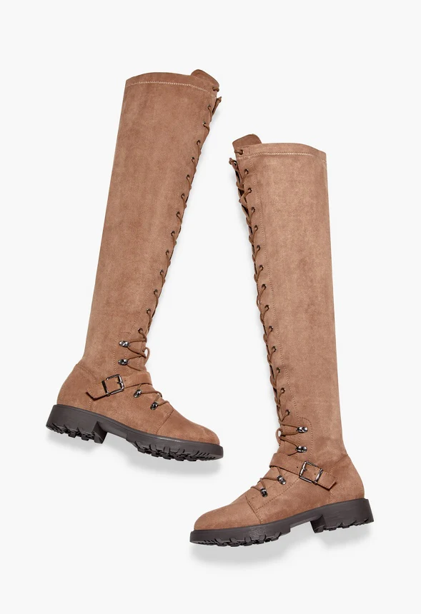 Phyllida Over-The-Knee Lace-Up Boot - Image 6