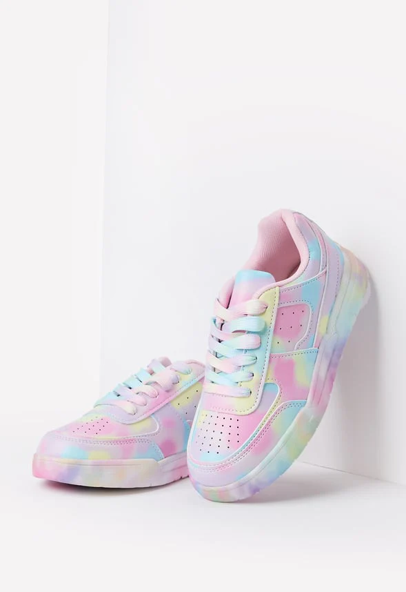 Pieced All Over Marble Sneaker - Image 2