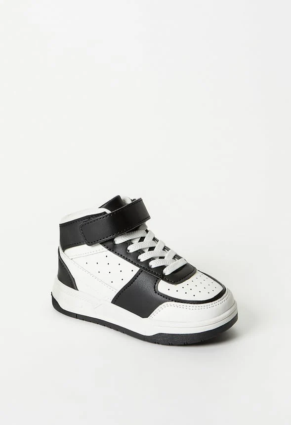Pieced Court High Top Sneaker - Image 8