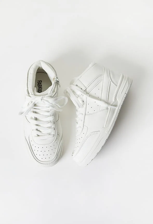 Pieced Court High Top Sneaker - Image 2