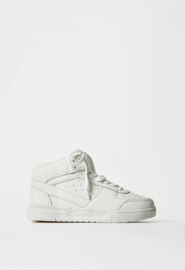 Pieced Court High Top Sneaker - Image 5