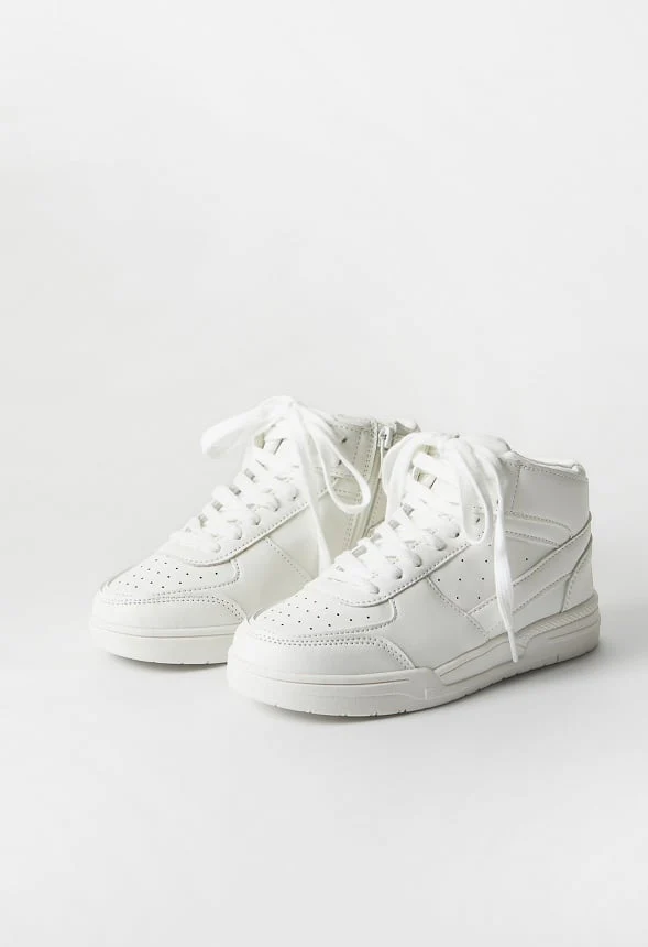Pieced Court High Top Sneaker - Image 6