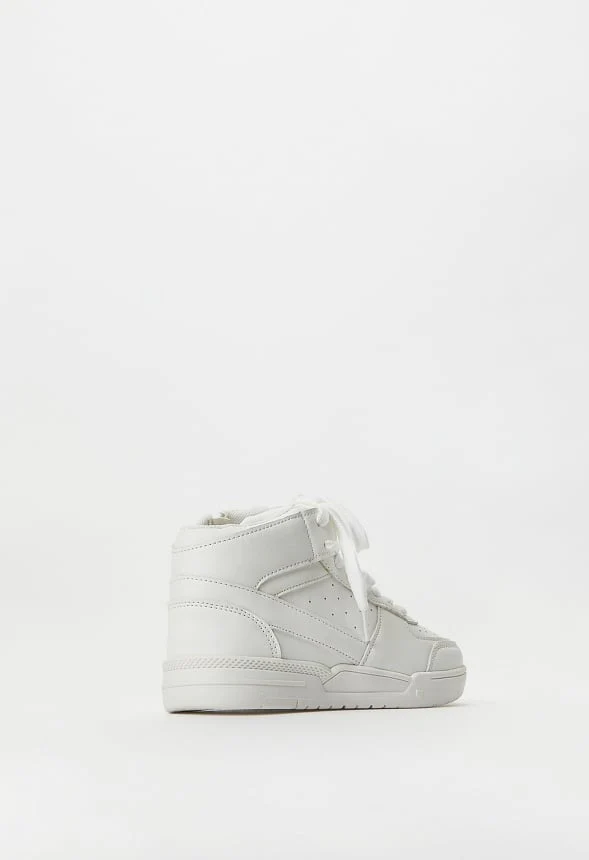 Pieced Court High Top Sneaker - Image 7