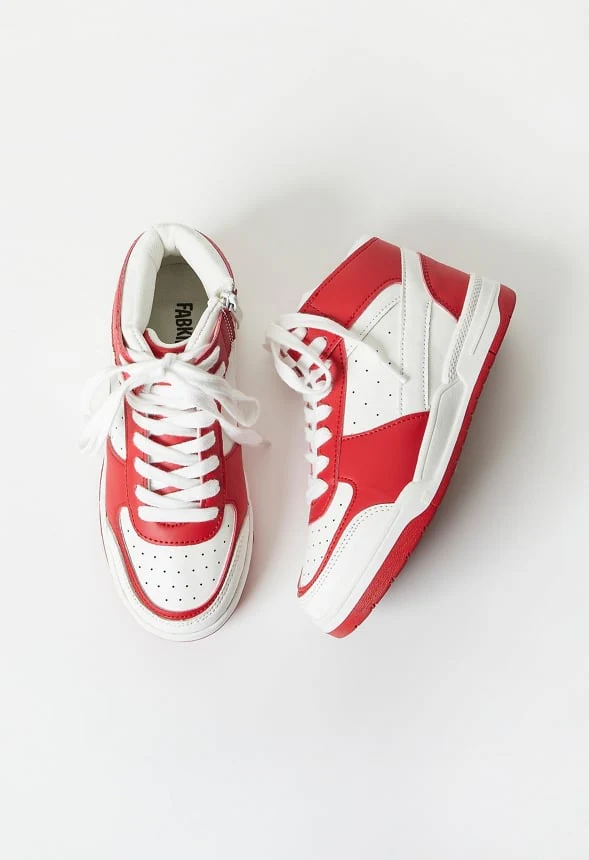 Pieced Court High Top Sneaker - Image 5