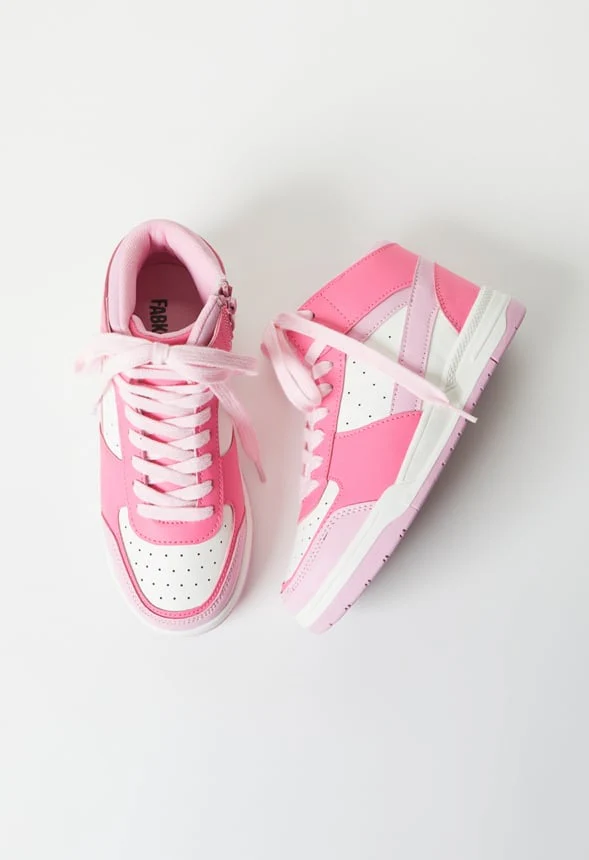 Pieced Court High Top Sneaker - Image 10