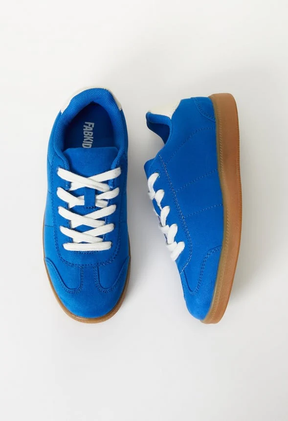 Pieced Faux Suede Sneaker - Image 3