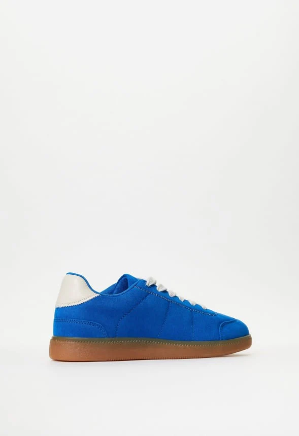 Pieced Faux Suede Sneaker - Image 6