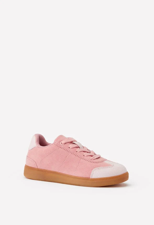 Pieced Faux Suede Sneaker - Image 3
