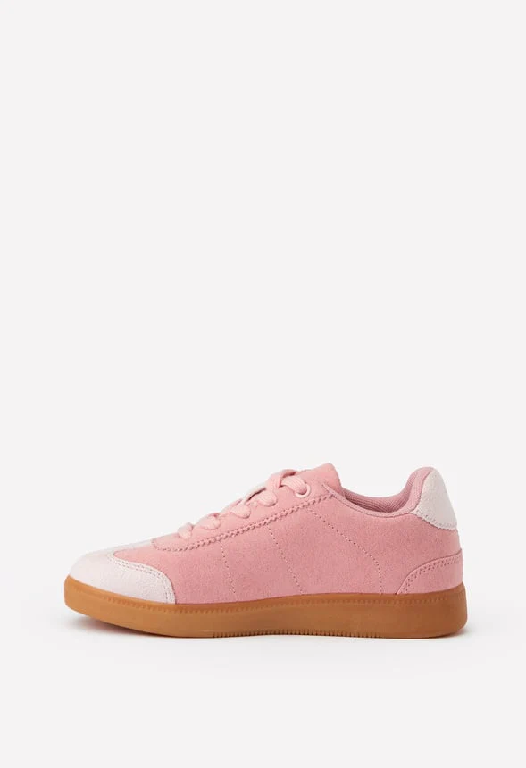 Pieced Faux Suede Sneaker - Image 4