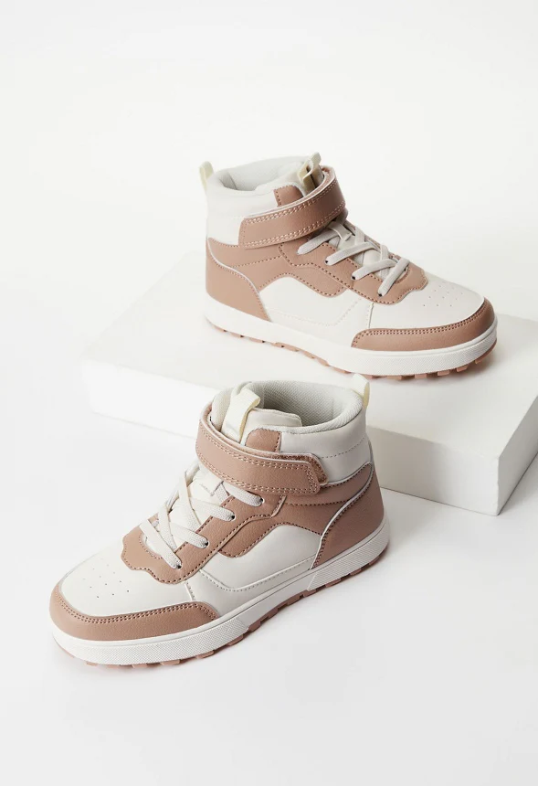 Pieced High Top Sneaker - Image 7