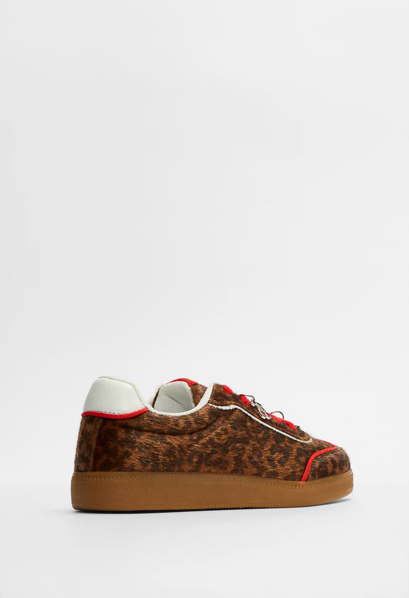 Pieced Lace Up Charms Sneaker - Image 4