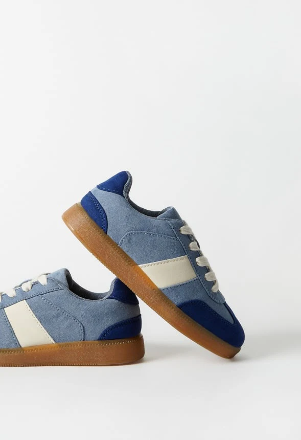 Pieced Faux Suede Sneaker - Image 2