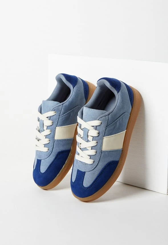 Pieced Faux Suede Sneaker - Image 6