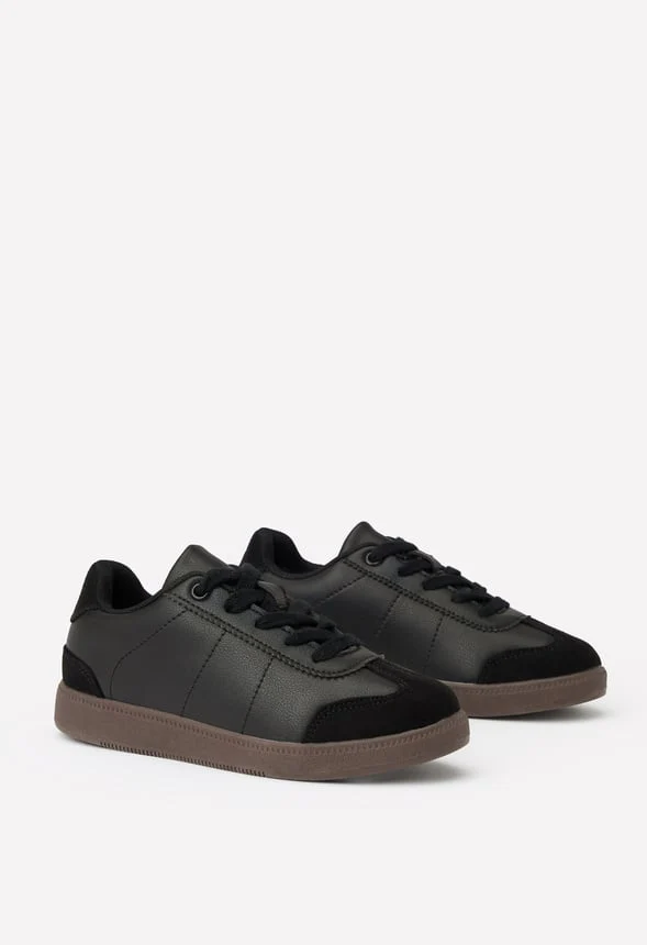 Pieced Lace Up Sneaker - Image 4