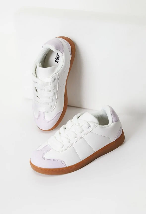 Pieced Lace Up Sneaker - Image 2