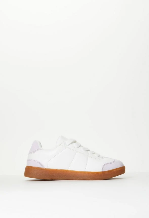 Pieced Lace Up Sneaker - Image 3