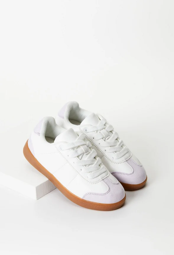 Pieced Lace Up Sneaker - Image 6
