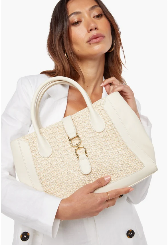 Pieced Satchel with Horsebit - Image 3