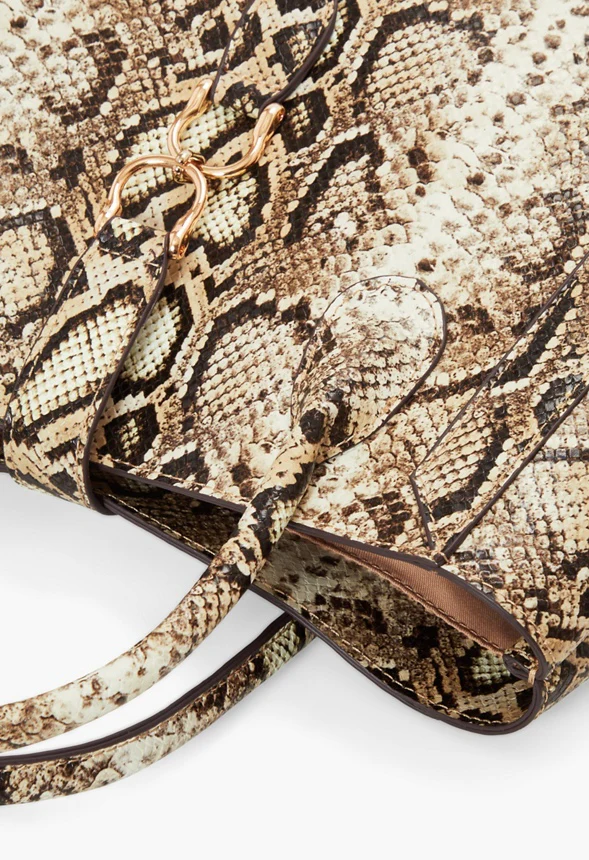 Pieced Satchel with Horsebit - Image 5