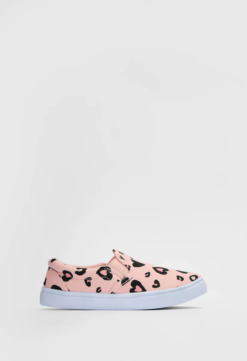 Pink Leopard Slip On Sneaker - Image 2
