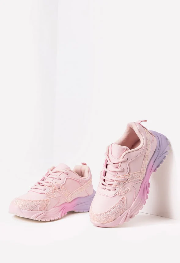 Pink Ombre Sole Athletic Sneaker - Image 2