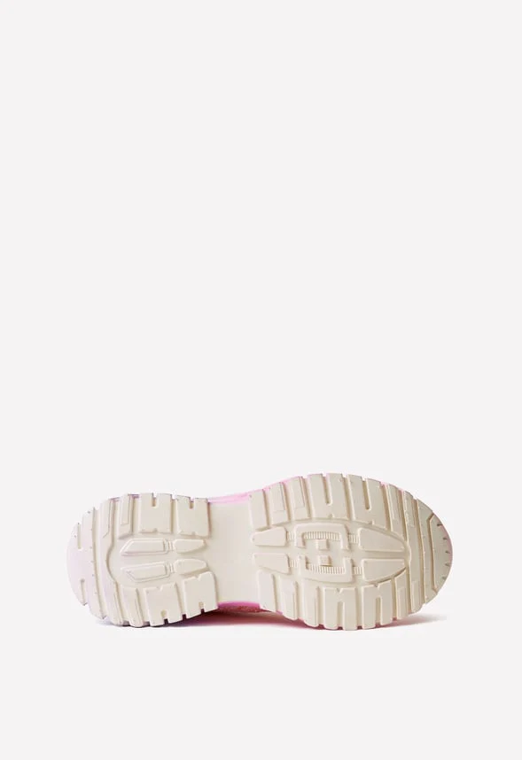 Pink Ombre Sole Athletic Sneaker - Image 6