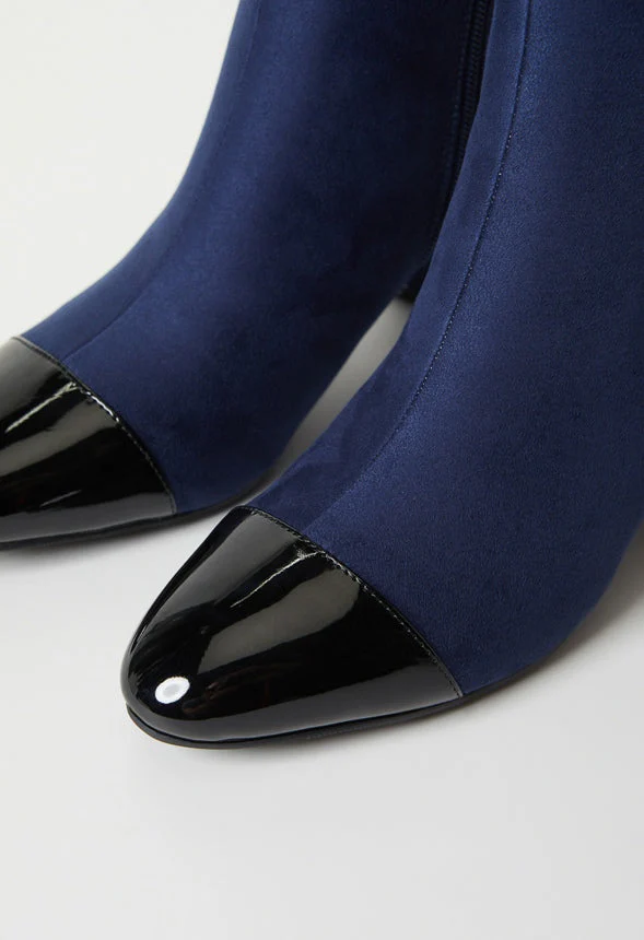 Piper Block Heeled Bootie - Image 7