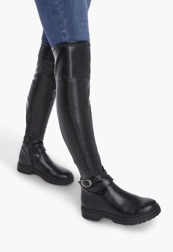 Pippa Buckle Riding Boot - Image 2
