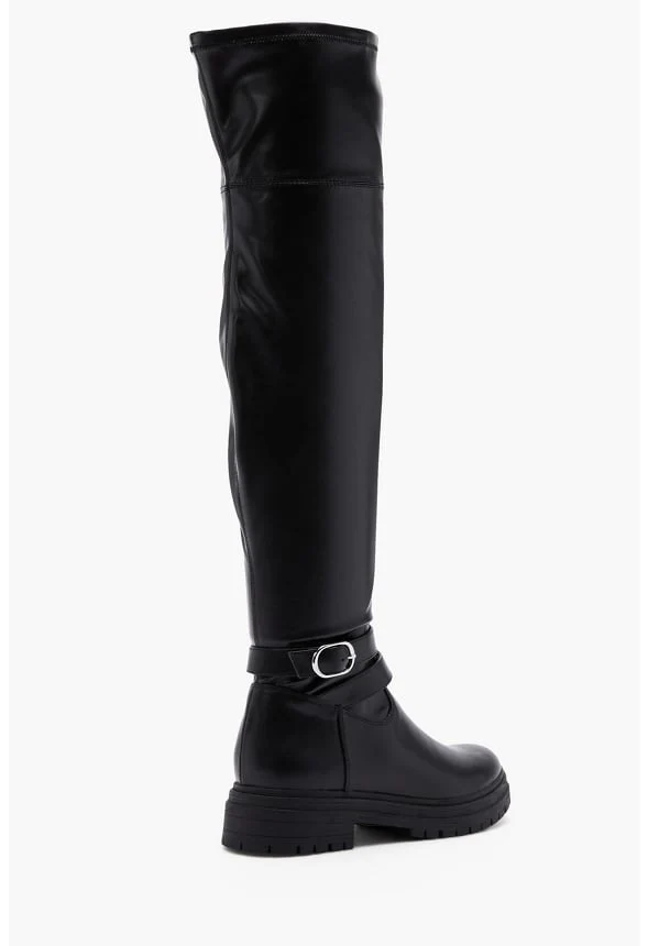 Pippa Buckle Riding Boot - Image 3