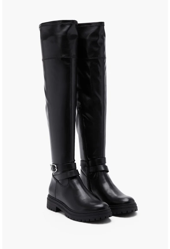 Pippa Buckle Riding Boot - Image 5